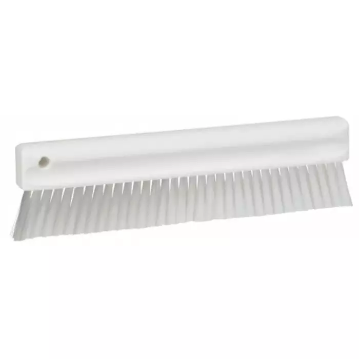 VIKAN Broom White With Polyester, Polypropylene & Stainless Steel Bristles for General Purpose, 45826