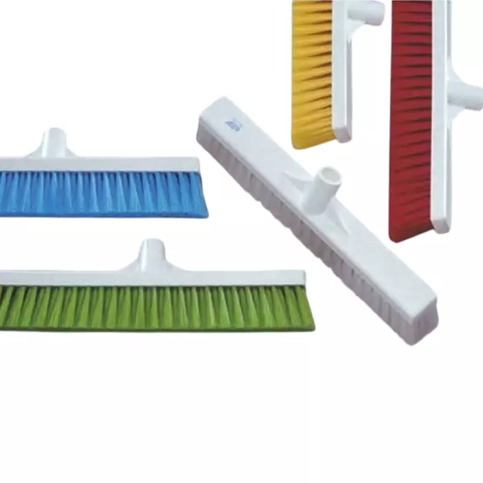 VIKAN Broom Yellow with PET Bristles for General Purpose, 31796