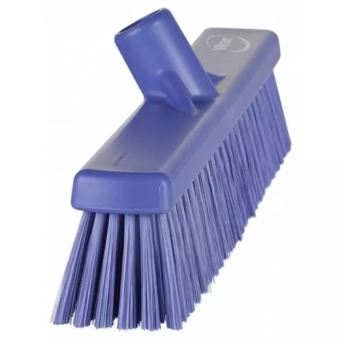 VIKAN Broom Violet With Polyester, Polypropylene & Stainless Steel Bristles for General Purpose, 31799