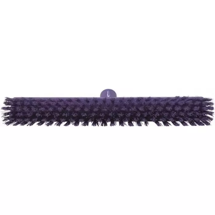 VIKAN Broom Violet With Polyester, Polypropylene & Stainless Steel Bristles for General Purpose, 31799