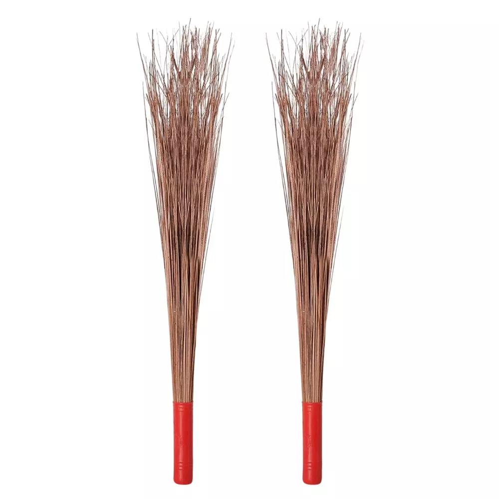Dr. Marwin Long Coconut Broom Sticks Wooden 80 cm Long for Home, School & Hospitals (Pack of 2 Pcs)