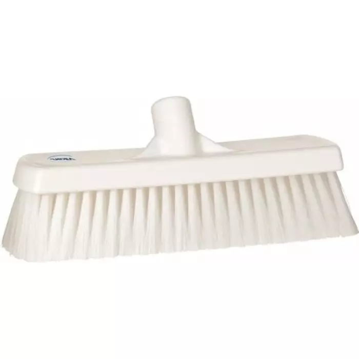VIKAN Broom White With Polyester, Polypropylene & Stainless Steel Bristles for General Purpose, 70685