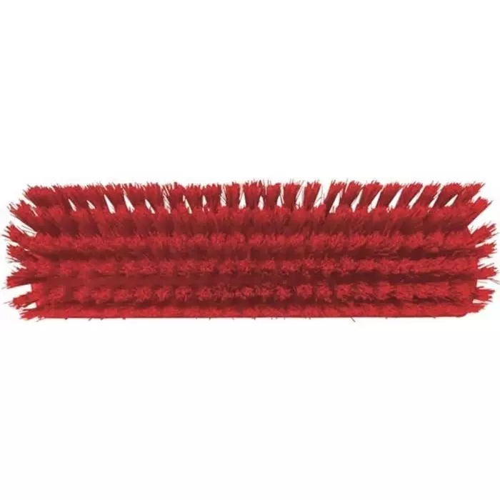 VIKAN Broom Red With Polyester, Polypropylene & Stainless Steel Bristles for General Purpose, 70684