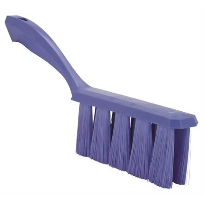 VIKAN Broom Violet With Polyester, Polypropylene & Stainless Steel Bristles for General Purpose, 45822