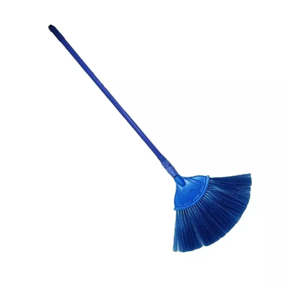 GENERIC Flat Ceiling Broom Color May Vary Extendable Size Upto 170 cm Plastic and Metal Body, (Pack of 5)