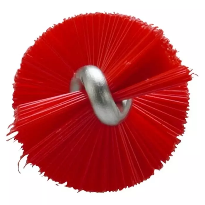VIKAN Bottle Brush Polyester Red 15x310 mm (Dia.xLength), 53604