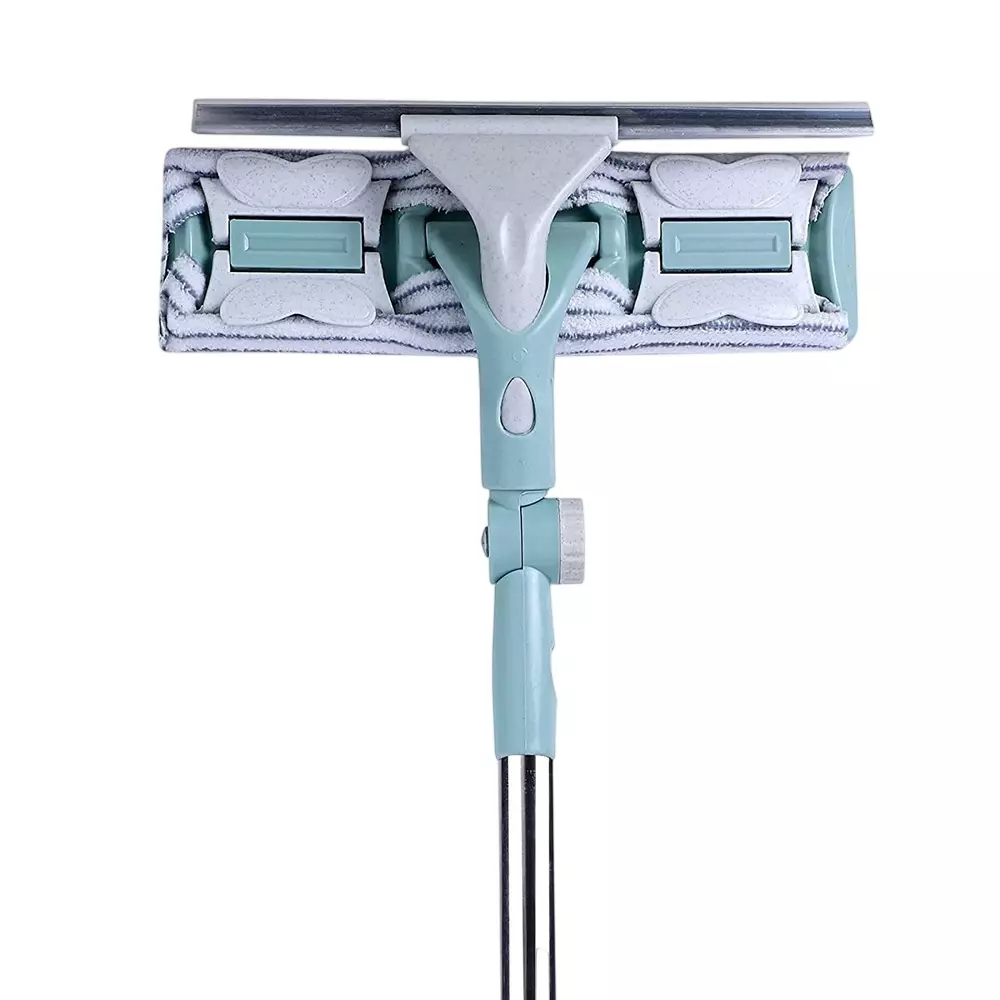 Dr. Marwin 3 In 1 Multipurpose Stretch Rotatable Cleaning Brush Foam Stainless Steel Multicolor Plastic Double Sided for Home, School & Hospitals