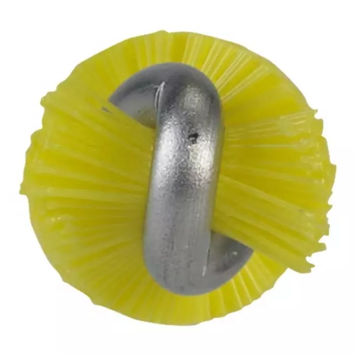 VIKAN Bottle Brush Polypropylene Yellow 10x480 mm (Dia.xLength), 53756