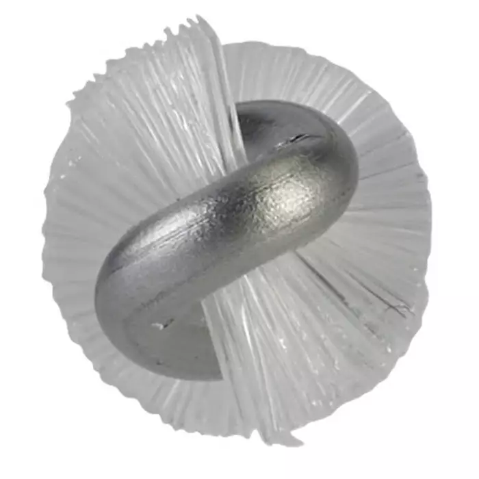 VIKAN Bottle Brush Polypropylene White 10x480 mm (Dia.xLength), 53755