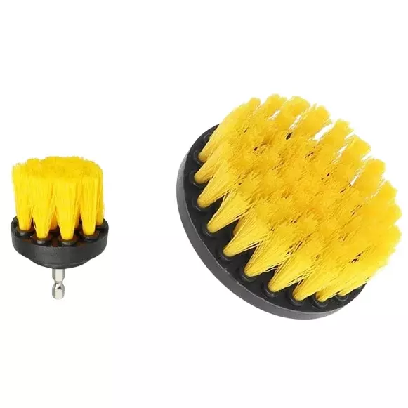 DELI Bristle Brush Set 1/4 inch (6.35 mm), EDH-QJS01-EH1 (Pack of 2 Pcs)