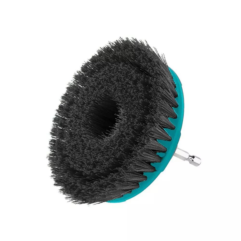 Total Hard Bristle Brush 100 mm (4 inch) Size 6.35 mm (1/4 inch) Shank, TACH1401