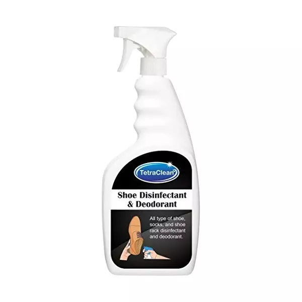 TetraClean Deodorizer and Disinfectant Spray 500 ml for All Types of Shoes, Socks and Shoe Racks