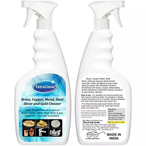 TetraClean Cleaner & Polisher 500 ml Unscented Paraben Free Non-Caustic, Plant-Based Ingredients for Polishing and Shine Restoration