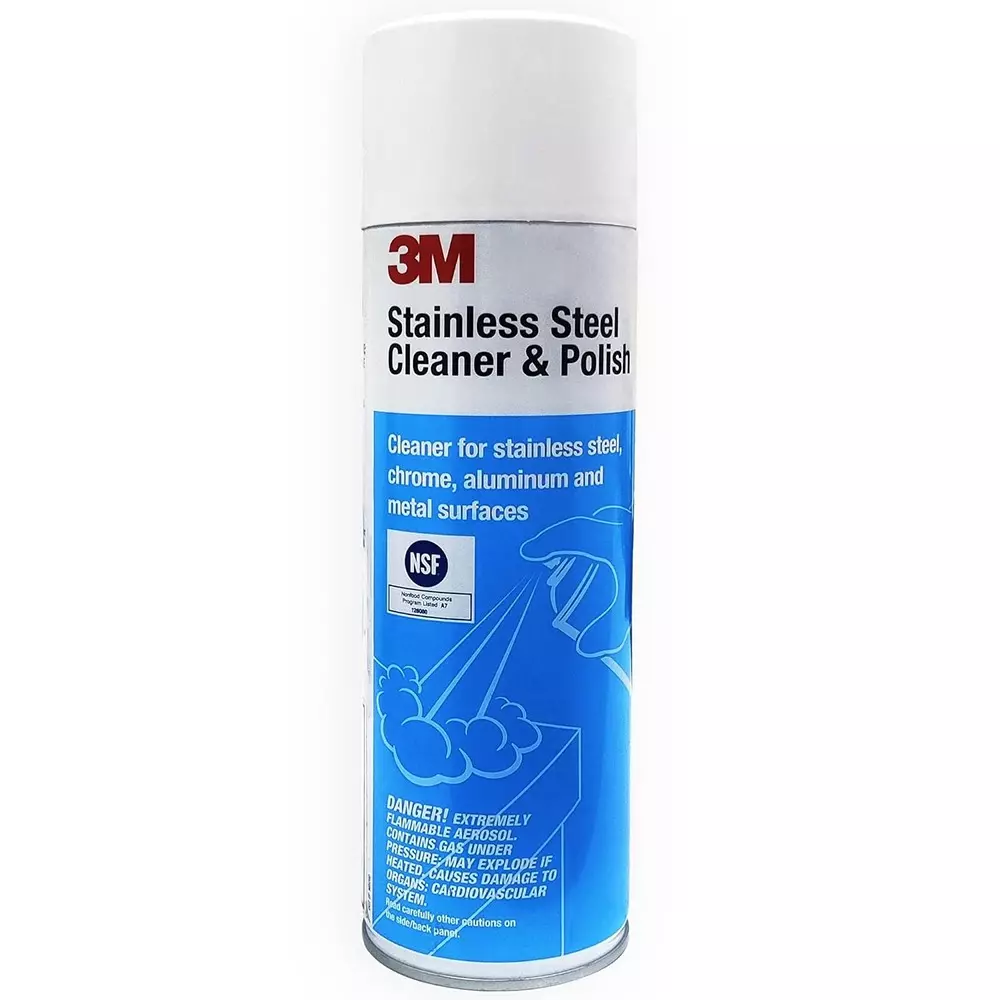 3M Stainless Steel Cleaner & Polish 621 ml Aerosol Form Citrus