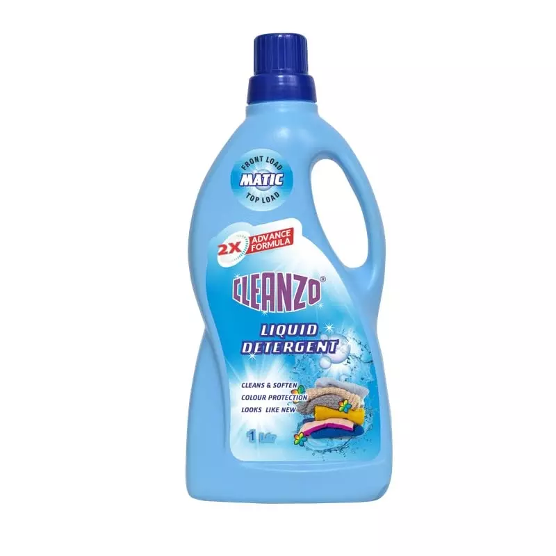 Cleanzo UltraWash Liquid Detergent 1 L Grapefruit Fragrance For Top Load & Front Load Washing Machines