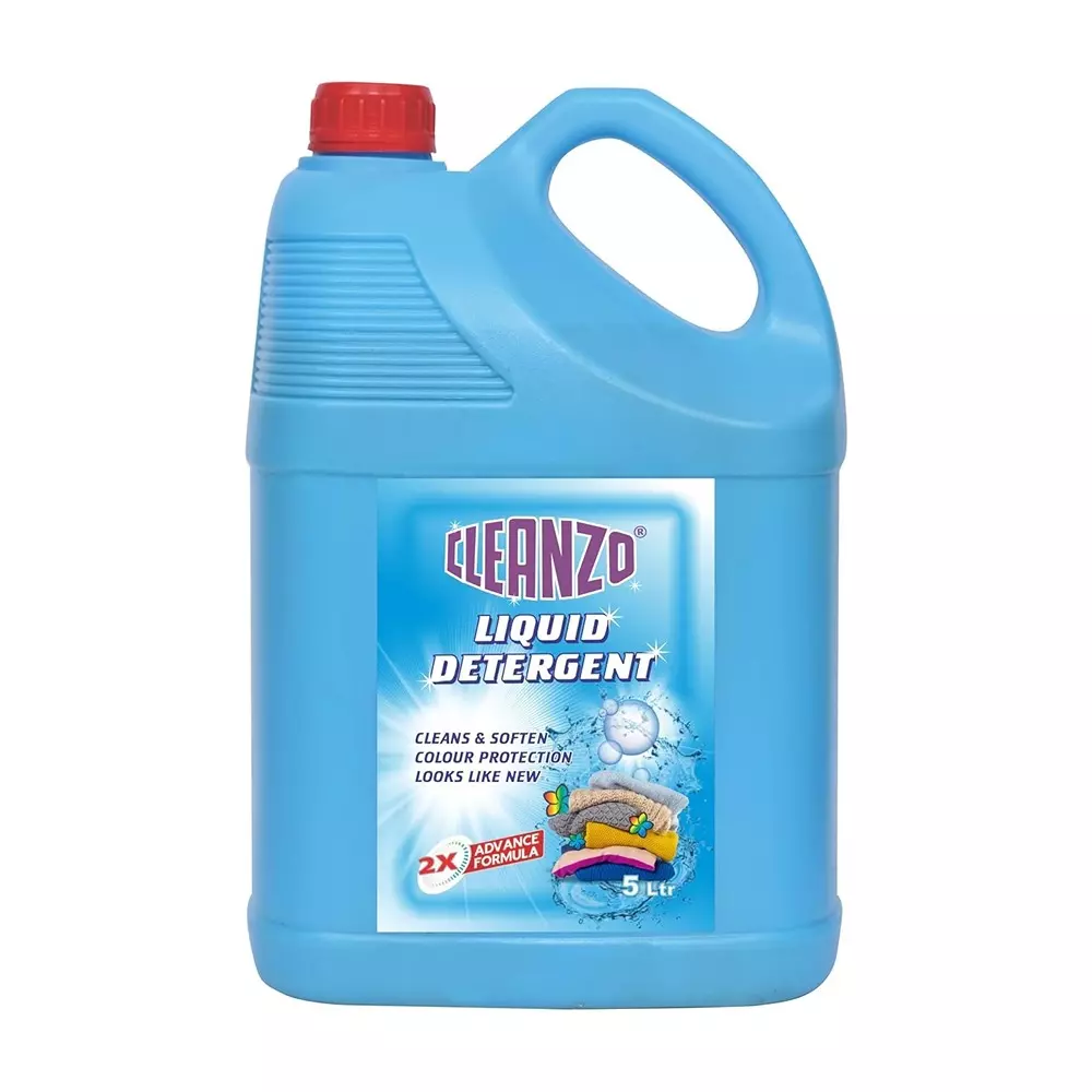 Cleanzo Liquid Detergent 5 L Detergent Fragrance For Top & Front Load Washing Machines