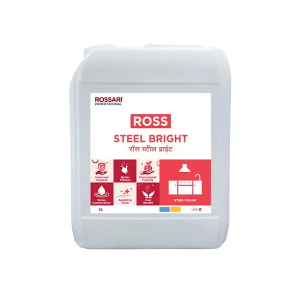 Ross Steel Polish Liquid 5 L Can, ROSS STEEL BRIGHT (D7)