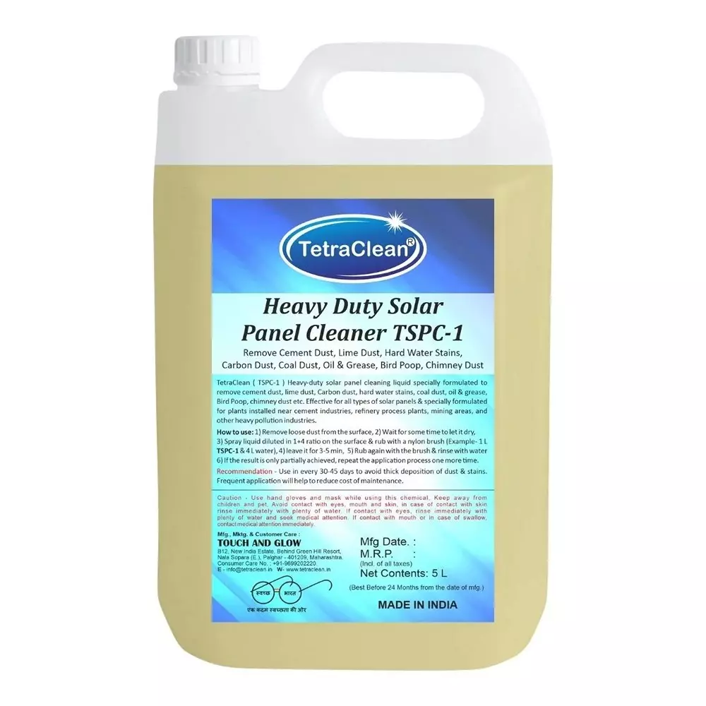 TetraClean 5 L Liquid Heavy Duty Solar Panel Cleaner, TSPC-1