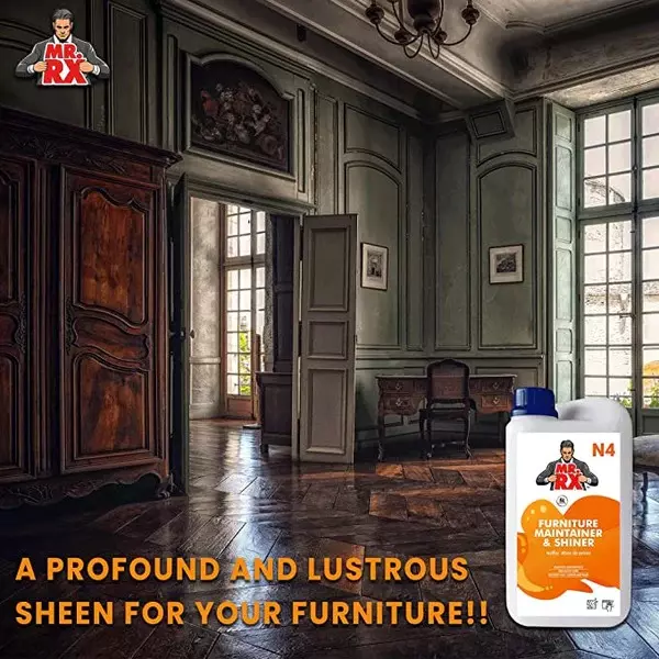 Mr. RX N4 Furniture Maintainer & Shiner 5 L Can Liquid Fresh for Wooden Cabinet, Chair, Table