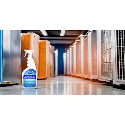 TetraClean Alkaline-Based AC Coil Cleaner 500 ml Unscented High Foaming, Residue Free for Aluminum & Copper Coils (Pack of 12)