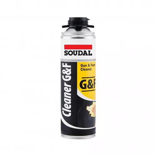 Soudal Gun and Foam Cleaner 500 ml +5 to 30°C Temperature Transparent