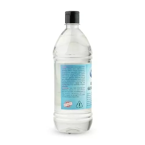 TetraClean Adhesive and Gum / Stain Remover 1 L Unscented All Skin Fragrance Free for Clothes, Carpet, Wall, Utensils, etc.