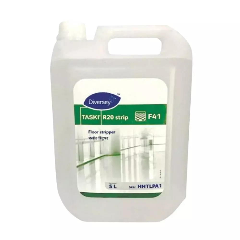 Diversey Floor Stripper Regular 5 L Liquid Item Form Can Packaging Type for Home & Office Use, Taski R20
