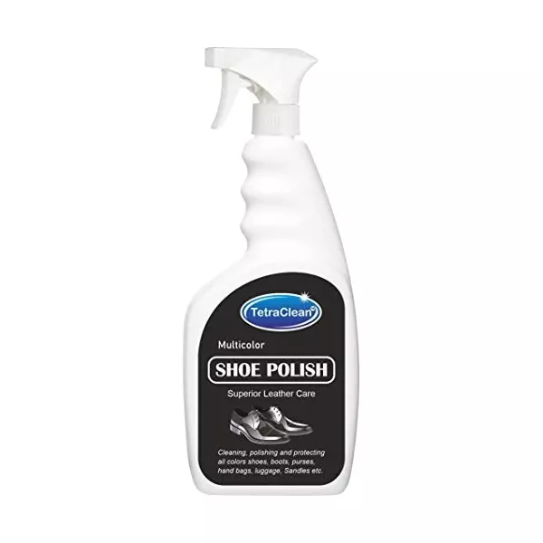 TetraClean Shoe Polish Spray 500 ml for Leather, Nubuck, Synthetic Leather