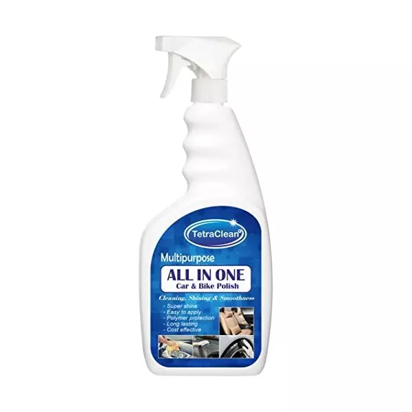 TetraClean Multipurpose All In One Spray Polish 500 ml Polymer 500 Grit for Automotive