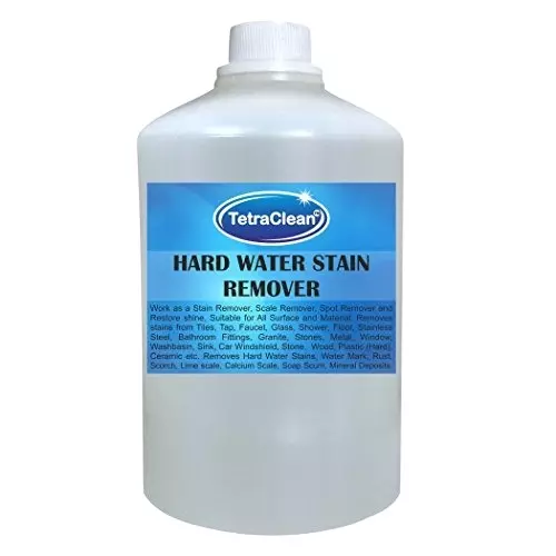 TetraClean Hard Water Stain Lime, Rust, Calcium Remover 1 L Fragrance Free