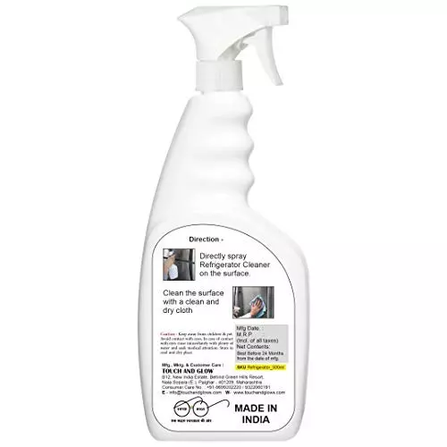 TetraClean Multipurpose Refrigerator Cleaner, Shiner and Stain Remover 500 ml Fragrance Free