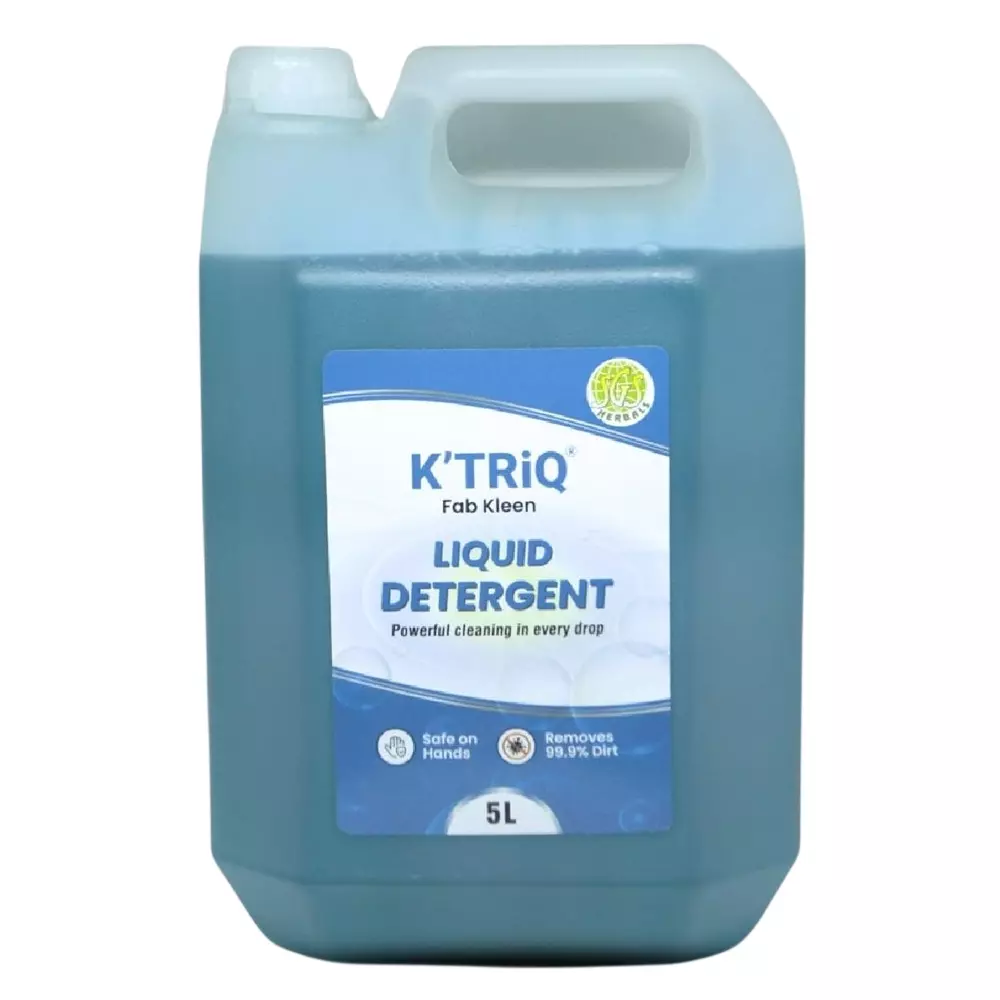 K TRiQ Detergent 5 L Can Liquid Blue Fresh for Industrial & Commercial Use