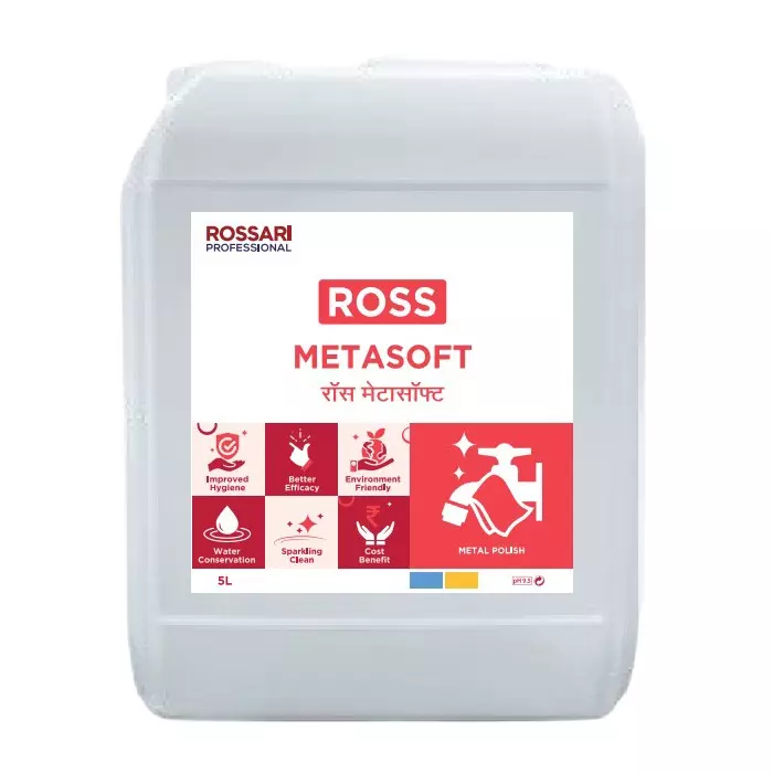 Ross Metal Polish Liquid 5 L Can, ROSS METASOFT
