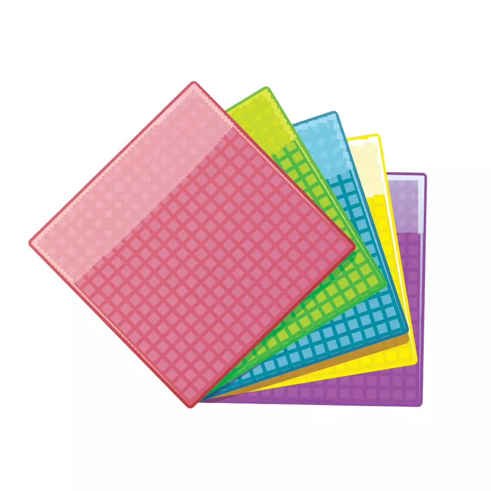 GENERIC Sponge Wipe Cloth 18 X 20.5 cm Assorted For Multipurpose Cleaning, MW02 (Set of 5)