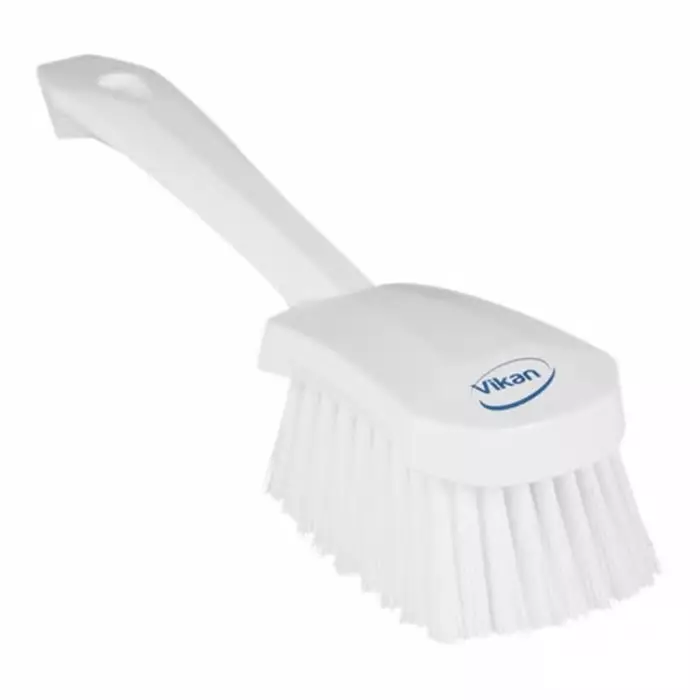 VIKAN Hand Brush Polyester, Polypropylene & Stainless Steel Bristles White, 41985