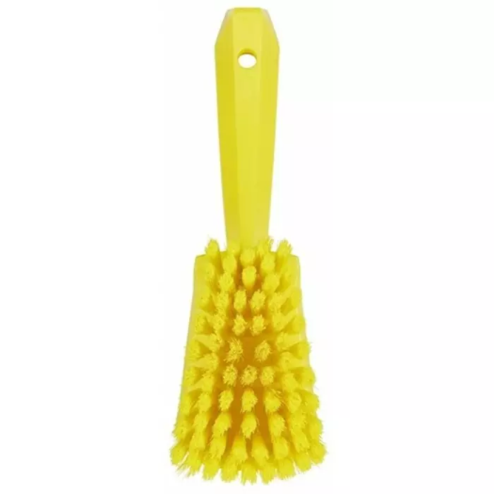 VIKAN Hand Brush Polyester, Polypropylene & Stainless Steel Bristles Green, 42872