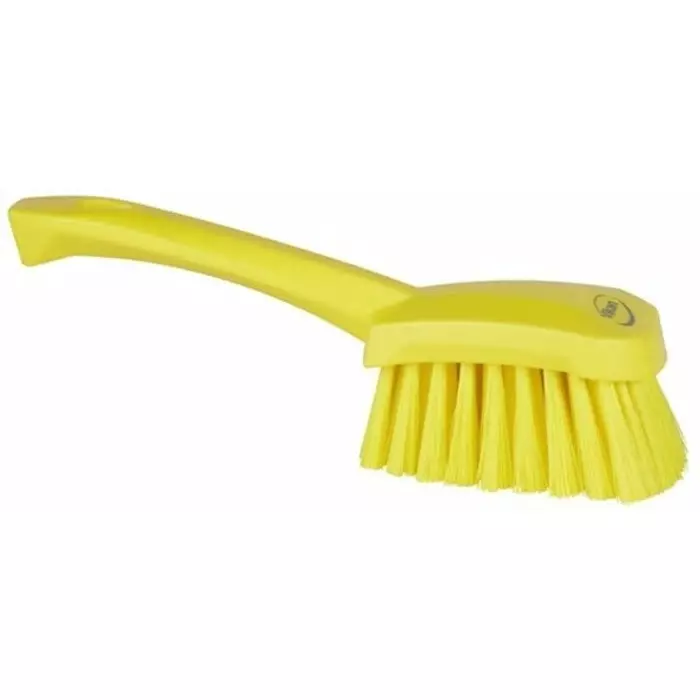 VIKAN Hand Brush Polyester, Polypropylene & Stainless Steel Bristles Green, 42872