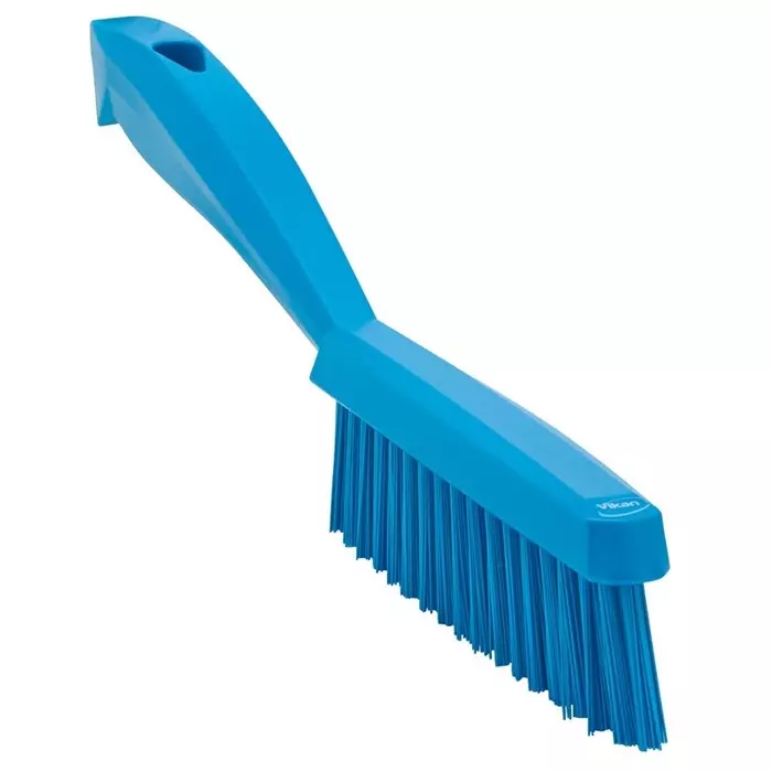 VIKAN Scrubbing Brush PET Extra Hard 33 mm Bristle Length Blue, 41953