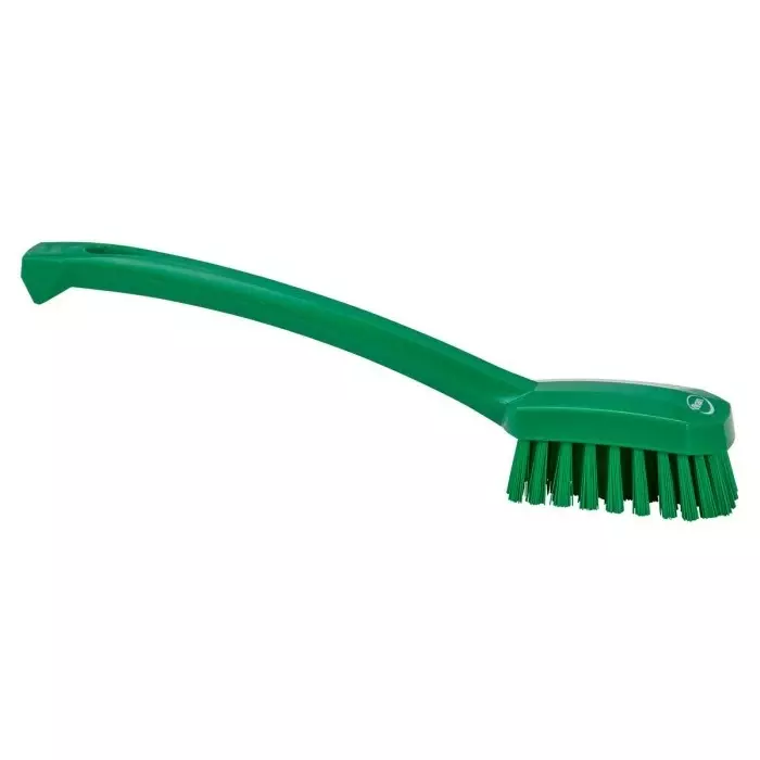 VIKAN Scrubbing Brush PET Medium 22 mm Bristle Length Green, 30882