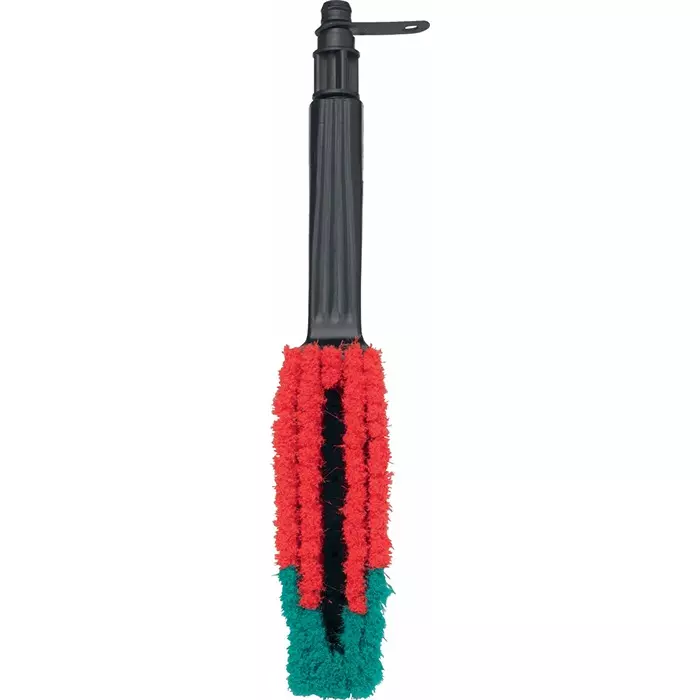 VIKAN Scrubbing Brush Polyester Soft 50 mm Bristle Length Black, 525452