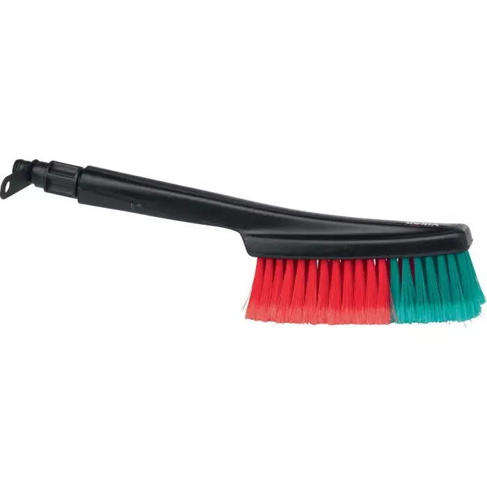 VIKAN Scrubbing Brush Polyester Soft 50 mm Bristle Length Black, 525452
