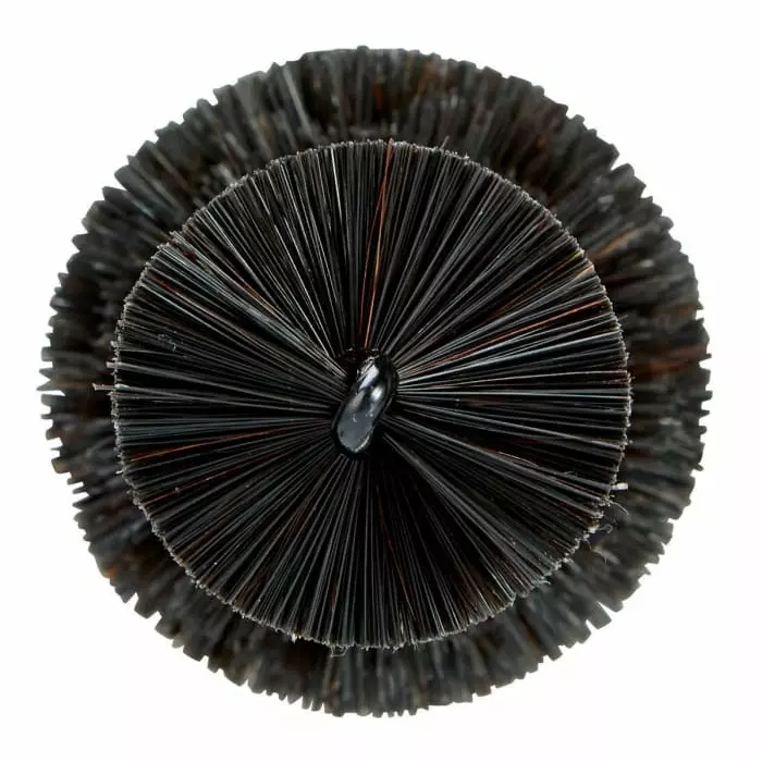 VIKAN Scrubbing Brush Hair Soft 40 mm Bristle Length Black, 525052