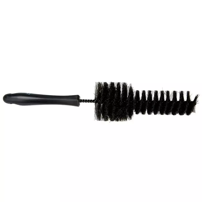 VIKAN Scrubbing Brush Hair Soft 40 mm Bristle Length Black, 525052