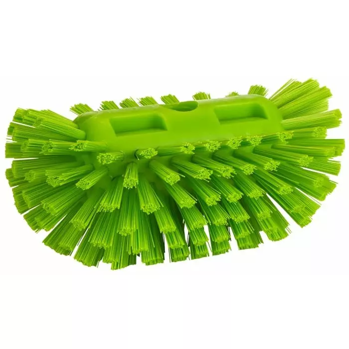 VIKAN Scrubbing Brush PET Hard 40 mm Bristle Length Green, 703777