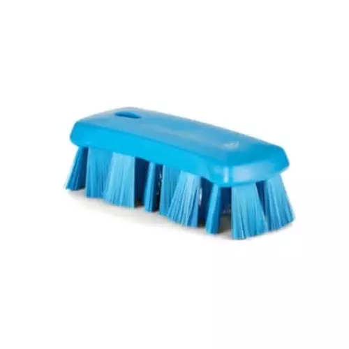 VIKAN Hand Brush Hard Polyester Bristles Blue 176 mm, 38913