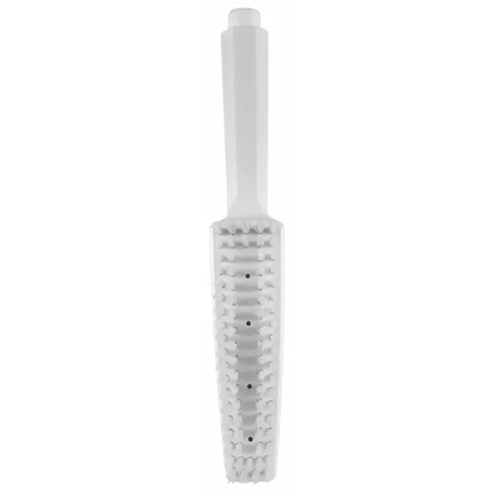 VIKAN Hand Brush Hard Polyester, Polypropylene & Stainless Steel Bristles White 25 mm, 70575