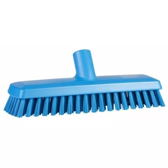 VIKAN Deck Brush Blue 32 mm Medium Polyester, Polypropylene & Stainless Steel Bristles, 70433