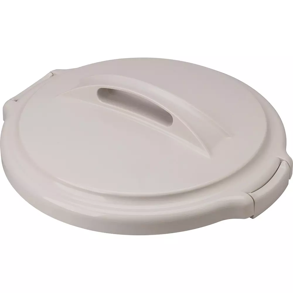MonotaRO Polypail Round Trash Can Gray 45L lid Size, 45L lid