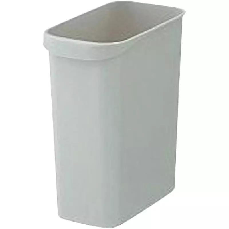 MonotaRO Wastebasket Square Type With Handle Off White 340 mm Length, 50638483