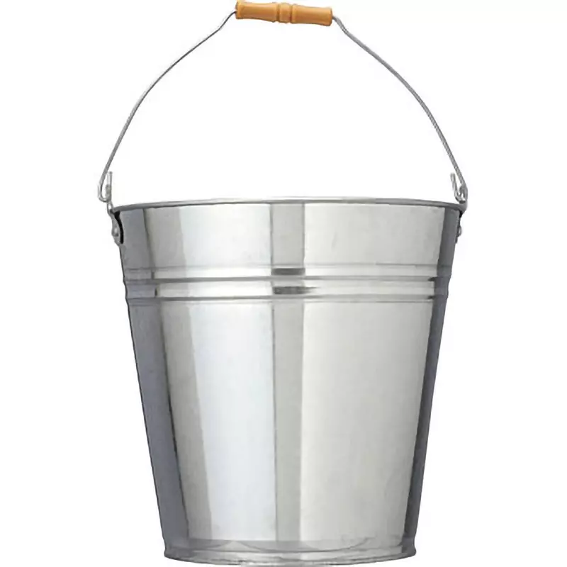 MonotaRO Bucket Steel Silver About 13 L Capacity, 13L